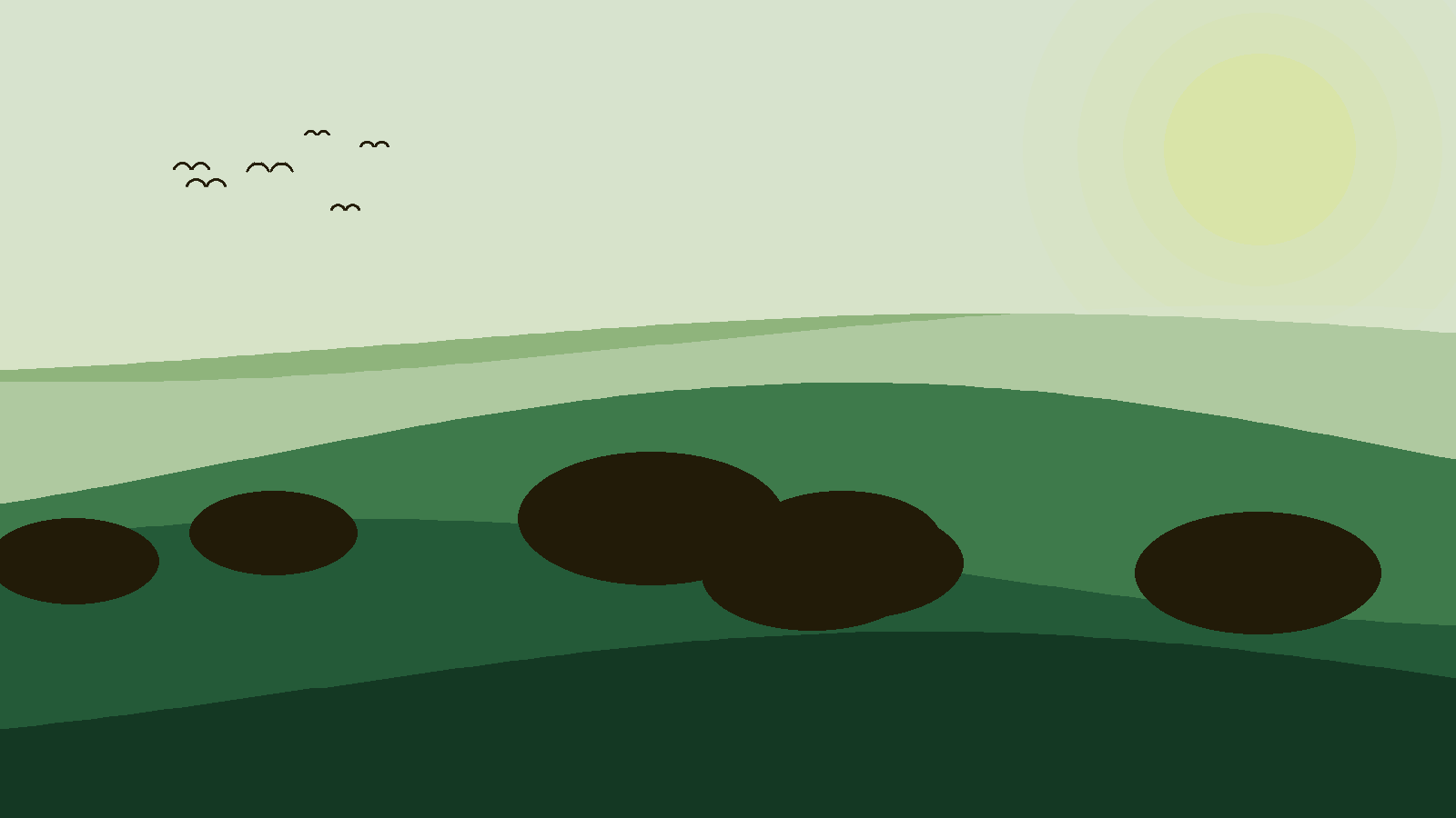 Illustrated landscape representing Kakum National Park