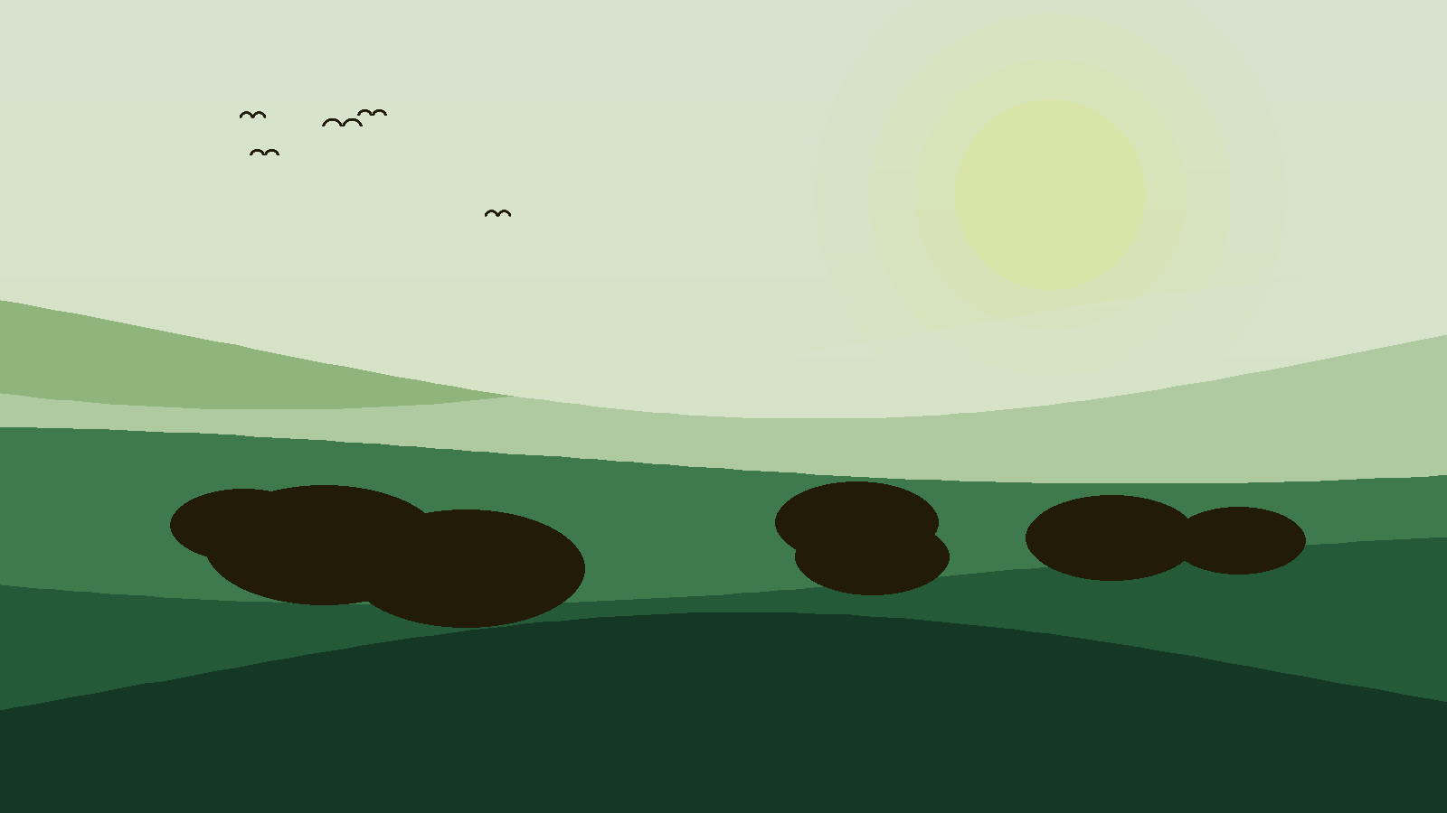Illustrated landscape representing Madagascar