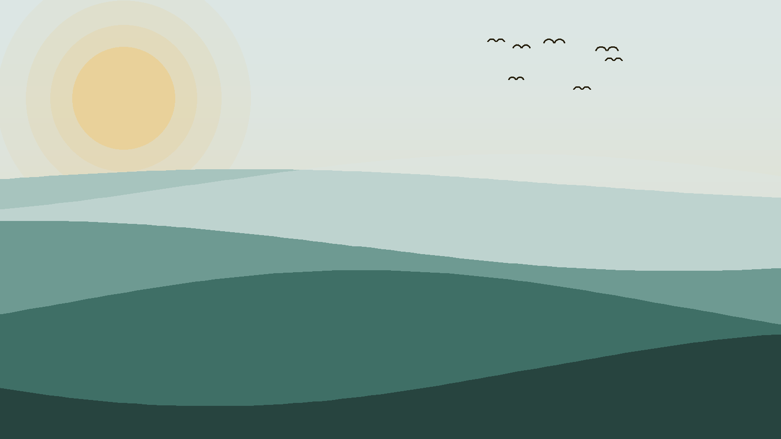 Illustrated landscape representing Zimbabwe