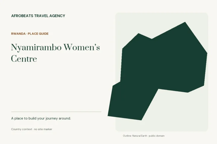 Country context map of Rwanda for the Nyamirambo Women’s Centre guide; no site marker