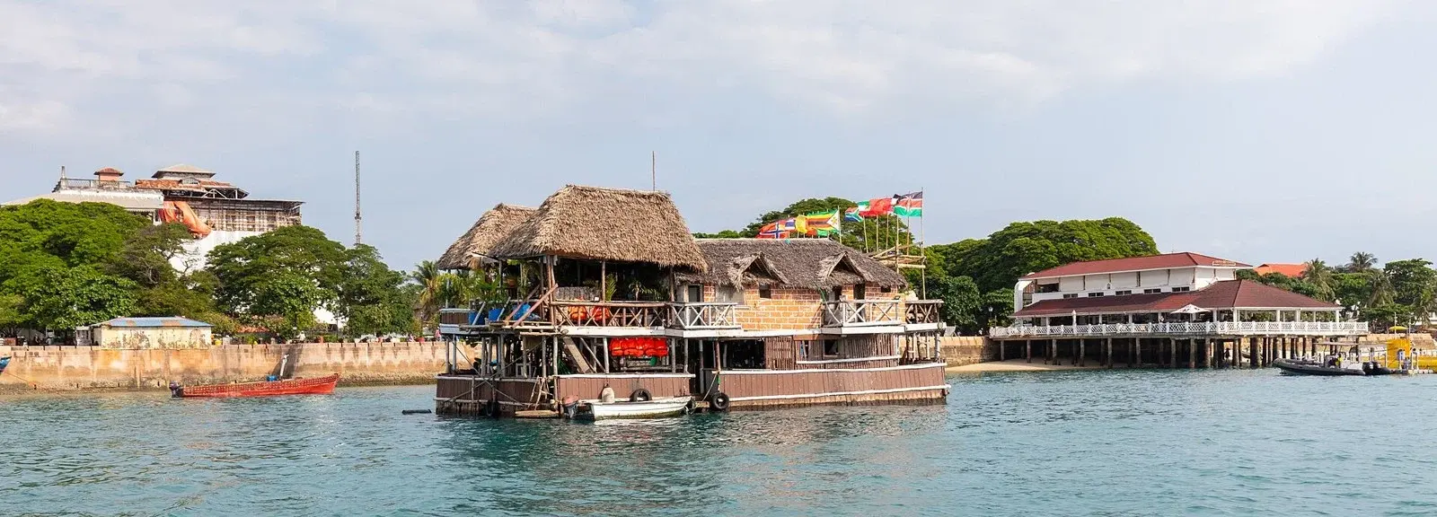 Stone Town’s harbour in Zanzibar.